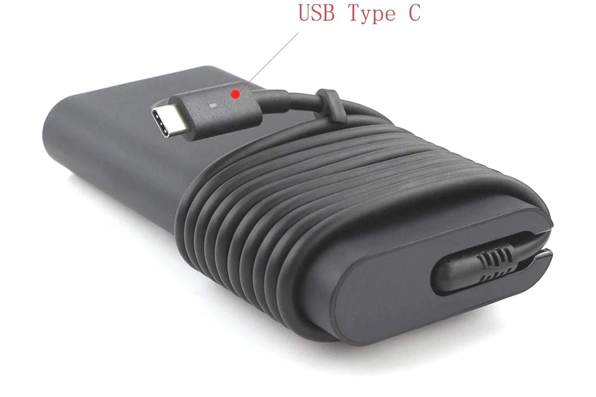 Dell Laptop Charger 65-Watt Type-C AC Adapter - Image 4